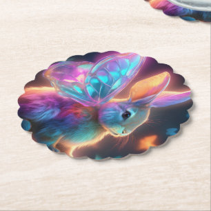 Crystal Bunny Kartonnen Onderzetters