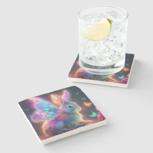 Crystal Bunny Stenen Onderzetter