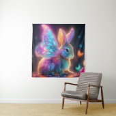 Crystal Bunny Wandkleed (In situ)