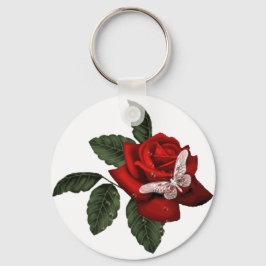 Crystal Butterfly Sleutelhanger