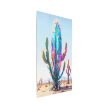 Crystal Cactus in de woestijn.