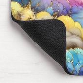 Crystal Castle Clouds Kittens ~ Mousepad Muismat (Hoek)