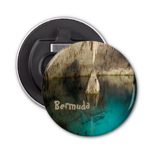 Crystal Cave, Bermuda Button Flesopener (Voorkant)