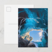 Crystal Cave, Vatnajokull Icefield, Zuid-IJsland Briefkaart (Voorkant / Achterkant)