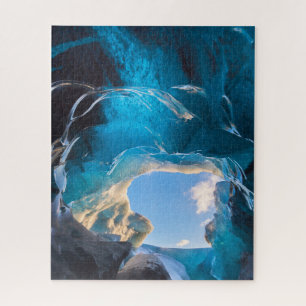 Crystal Cave, Vatnajokull Icefield, Zuid-IJsland Legpuzzel