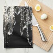 Crystal Chandelier Chic Kitchen Dish Towel Theedoek (Quarter Fold)