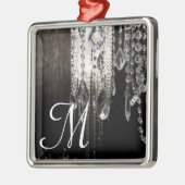 Crystal Chandelier Chic Monogram Initiaal Ornament (Links)