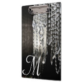 Crystal Chandelier Monogram Initiaal Clip Board Klembord (Links)