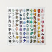 Crystal Collection Rainbow Rocks Tapisserie Carré (Devant (Horizontal))