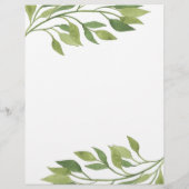 crystal Country bruiloft greenery bruiloft Invite (Achterkant)