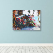 Crystal Cove Cottage Canvas Afdruk (Insitu (Houten vloer))