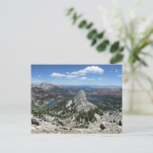 Crystal Crag Mammoth-meren bekken in Mammoth Crest Briefkaart (Staand voorkant)