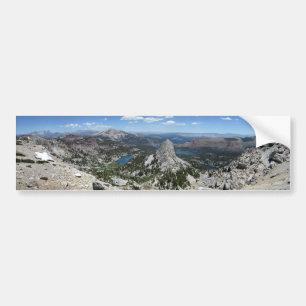 Crystal Crag Mammoth-meren bekken in Mammoth Crest Bumpersticker