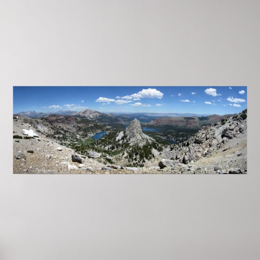 Crystal Crag Mammoth-meren bekken in Mammoth Crest Poster (Voorkant)