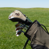 Crystal De Husky Hond Golfheadcover (Insitu)