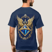 Crystal Diamond Faith T-shirt - Sparkling Design (Achterkant)