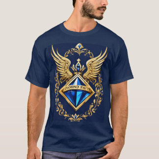 Crystal Diamond Faith T-shirt - Sparkling Design