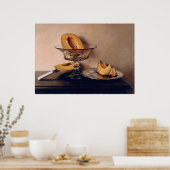 Crystal Dish met Melons door Mauro David Poster (Keuken)