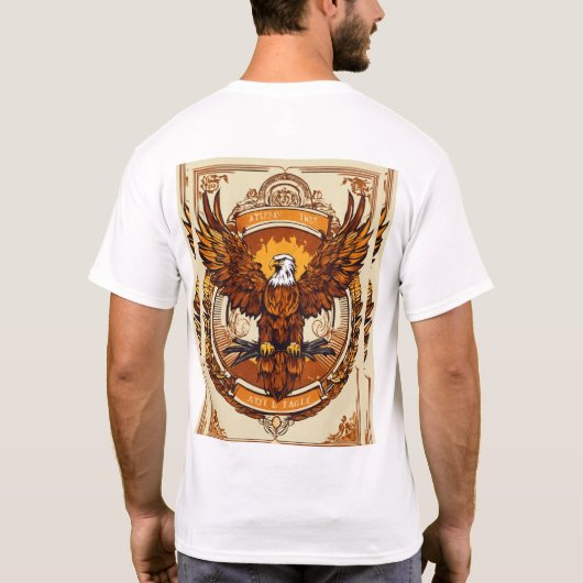 Crystal Eagle Collectie - Visionaire stijl, Unstop T-shirt (Achterkant)