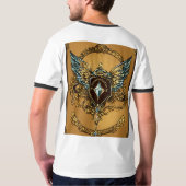 Crystal Eagle-draden: waar transformatie plaatsvin T-shirt (Achterkant)
