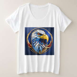 Crystal Eagle: Embrace Determination Grote Maat T-shirt