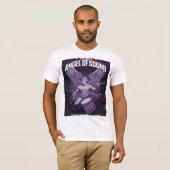 Crystal Eagle Icon T-Shirt Design (Devant entier)