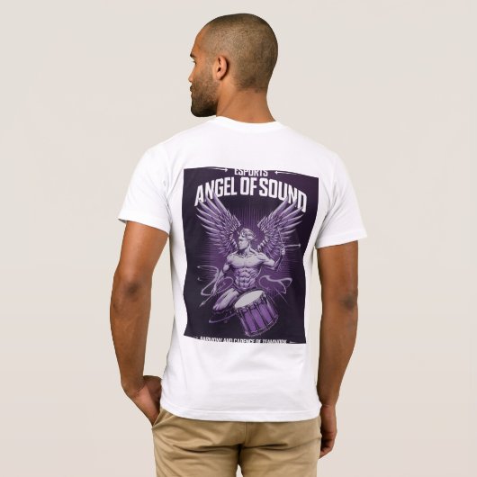 Crystal Eagle Icon T-Shirt Design (Dos entier)