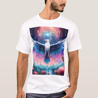 Crystal Eagle in Flight - T-shirt van kracht en kr