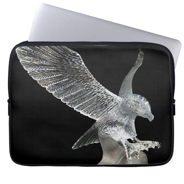 Crystal Eagle Laptop Sleeve (Voorkant)
