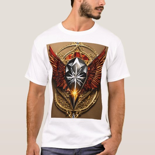 Crystal Eagle T-shirt: Wild Spirit Unleashed T-shirt (Voorkant)