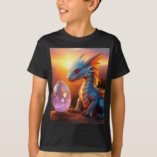 Crystal Egg Dragon T-shirt (Voorkant)
