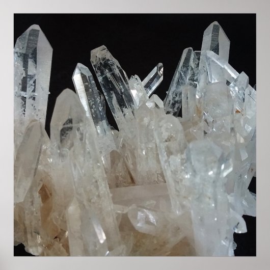 Crystal Energy Quartz-cluster Poster (Voorkant)
