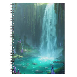 Crystal Falls of the Hidden Realm Notitieboek