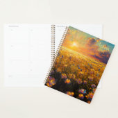 Crystal Fields et Starry Skies Planner (Devant avec enveloppe)