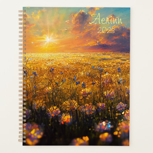 Crystal Fields et Starry Skies Planner (Devant)