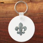 CRYSTAL FLEUR DE LIS SLEUTELHANGER (Voorkant)