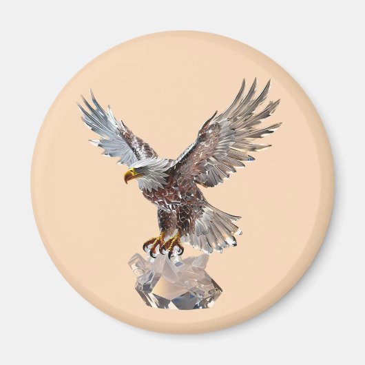 "Crystal Flight Eagle" Magneet (Voorkant)
