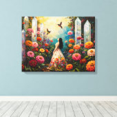 Crystal Garden Canvas Afdruk (Insitu (Houten vloer))