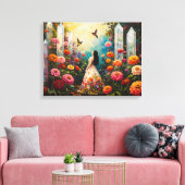 Crystal Garden Canvas Afdruk (Insitu (Woonkamer))