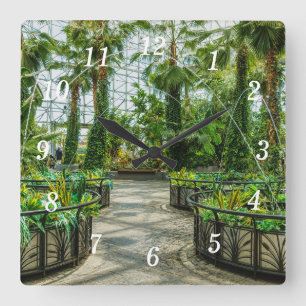 Crystal Gardens Leap Fountain Horloge murale