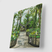 Crystal Gardens Leap Fountain Horloge murale (Angle)