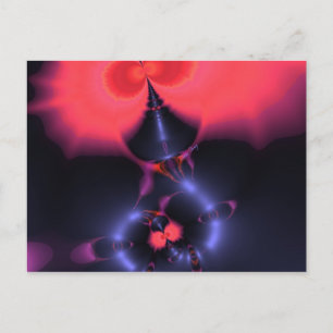 Crystal Ghost - Salmon & Indigo Surprise Embrace Briefkaart