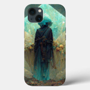 Crystal Guardian Alien Sci-Fi Fantasy iPhone 13 Hoesje