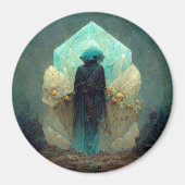 Crystal Guardian Alien Sci-Fi Fantasy Magneet (Voorkant)