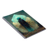 Crystal Guardian Alien Sci-Fi Fantasy Notitieboek (Rechterzijde)