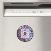 Crystal Hayvan Magnet met Charoite Afbeelding Magneet (Insitu (Vaatwasser))