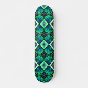 Crystal Jewel Green Emerald Edelsteen May Birthday Skateboard