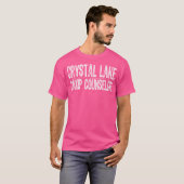 Crystal Lake Camp Counselor Distressed T-shirt (Voorkant volledig)