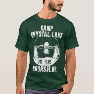 Crystal Lake Counselor  Retro Style T-shirt