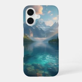 Crystal Lake Serenity iPhone 16 Hoesje